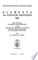 Elementa ad fontium editiones