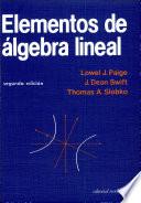 Elementos álgebra lineal
