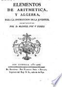 Elementos de aritmética numérica y literal