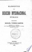 Elementos de derecho internacional público