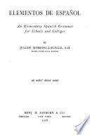 Elementos de español