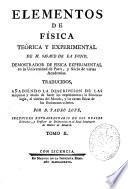 Elementos de física teórica y experimental de M. Sigaud de la Fond ...