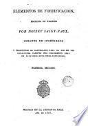 Elementos de fortificación escritas en frances ...