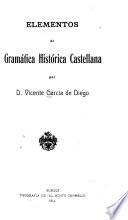 Elementos de gramática histórica castellana