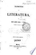 Elementos de literatura