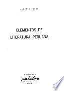 Elementos de literatura peruana