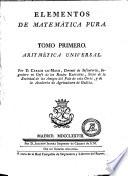 Elementos de matematica pura