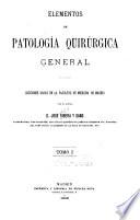 Elementos de patología quirúrgica general