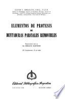 Elementos de prótesis de dentaduras parciales removibles