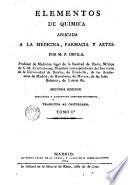 Elementos de química aplicada a la medicina, farmacia y artes, 1