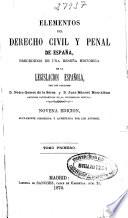 Elementos Del Derecho Civil Y Penal
