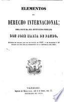 Elementos del derecho internacional