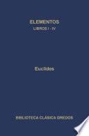 Elementos. Libros I-IV.