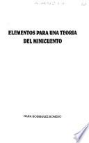 Elementos para una teoría del minicuento
