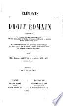 Éléments de droit romain, contenant: 10