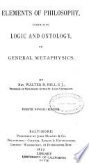 Elements of Philosophy