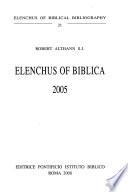 Elenchus of Biblica