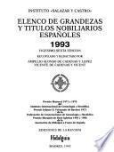 Elenco de grandezas y títulos nobiliarios españoles