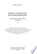 Élites castellanas de la restauración ;.