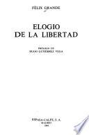 Elogio de la libertad