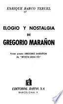 Elogio y nostalgia de Gregorio Marañón