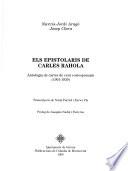 Els epistolaris de Carles Rahola