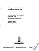 Embryo Transfer in Animals