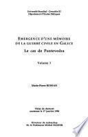 Emergence d'une mémoire de la guerre civile en Galice