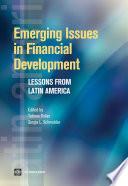 Emerging Issues in Financial Development