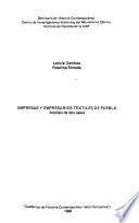 Empresas y empresarios textiles de Puebla