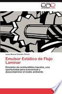 Emulsor Estático de Flujo Laminar