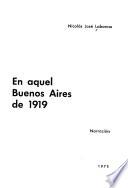 En aquel Buenos Aires de 1919