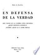 En defensa de la verdad