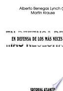 En defensa de los más necesitados