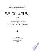 En el azul