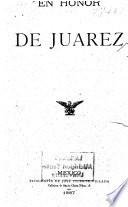 En honor de Juárez