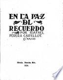 En la paz del recuerdo