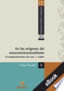 En los orígenes del neoconstitucionallismo