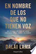 En nombre de los que no tienen voz