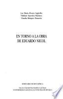 En torno a la obra de Eduardo Nicol