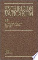 Enchiridion Vaticanum: Documenti ufficiali della Santa Sede, 1991-1993