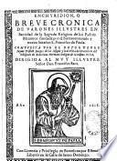 Enchyridion, o Breve crónica de varones illustres en Santidad de la Sagrada Religión de los Padres Mínimos fundada por el bienaventurado... S. Francisco de Paula, compuesta por el dotor Pedro Iayme Tristañ Burges de la... Villa de Granollers... dirigida al... Señor Don Francisco Sans