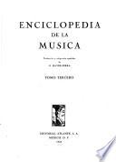 Enciclopedia de la música: La música y el teatro. Procedimientos musicales mecánico-eléctricos. Música y sociedad. Bibliografía (p. [987]-992)