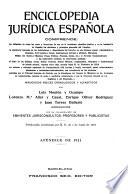 Enciclopedia jurídica española