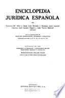 Enciclopedia jurídica española