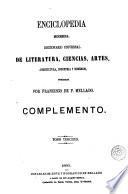 Enciclopedia moderna: (1865. 1086 p.)