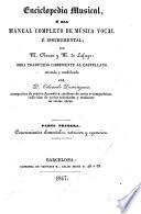 Enciclopedia musical por --- y de Lafage