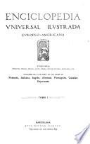 Enciclopedia universal ilustrada europeo-americana ...