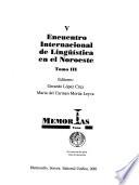 Encuentro Internacional de Lingüística en el Noroeste