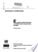 Encuentro latinoamericano y caribeño sobre las personas de edad